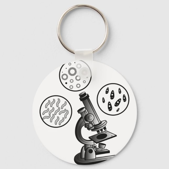 Microscope Virus Key Ring (Front)