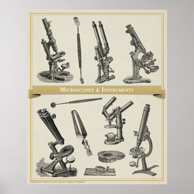 Microscopes & Instruments Poster (Front)
