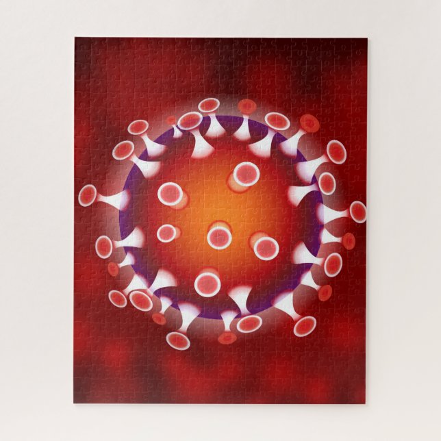 Microscopic Germ Science Bacteria Jigsaw Puzzle (Vertical)