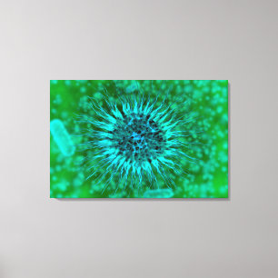 Microscopic View Of Dendrimers 3 Canvas Print