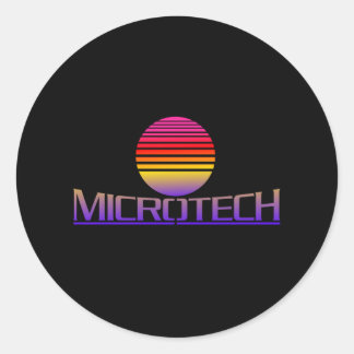 Microtech Corporation Gaming Gift Classic Round Sticker