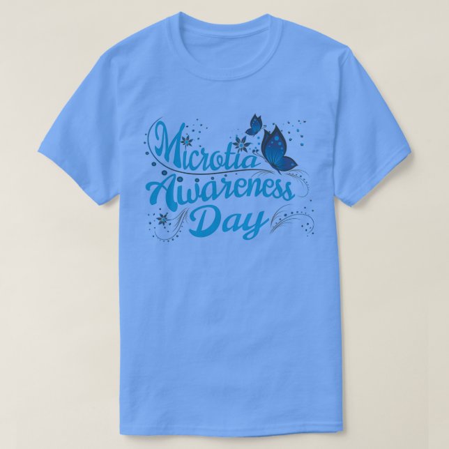Microtia Awareness Day Butterfly Magic T-Shirt (Design Front)