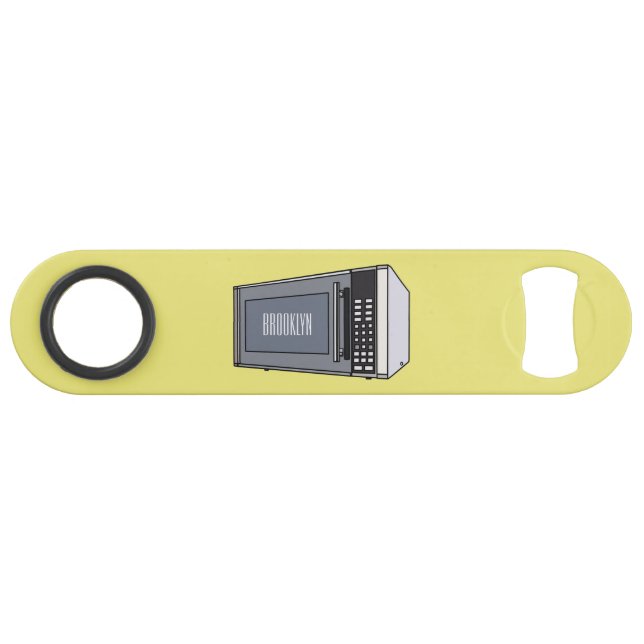 Microwave cartoon illustration (Front (Horizontal))