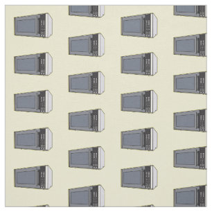Microwave cartoon illustration fabric