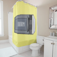 Microwave cartoon illustration