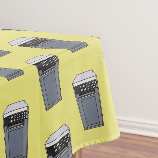 Microwave cartoon illustration tablecloth (In Situ)