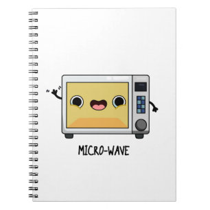 Microwave Cute Home Appliance Pun Notebook