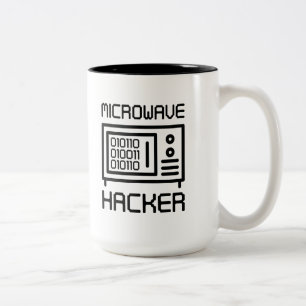 Microwave Hacker Two-Tone Coffee Mug
