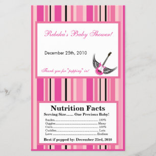 Microwave Popcorn Wrapper Girly Pink Punk Skull