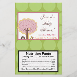 Microwave Popcorn Wrapper Love and Nature Girl Woo