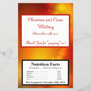 Microwave Popcorn Wrapper Moroccan Lantern