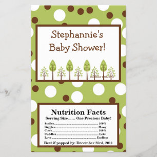 Microwave Popcorn Wrapper Woodland Friends Trees