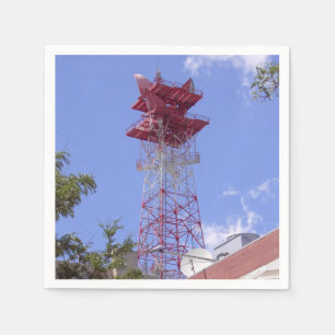 Microwave Relay Radio Telecom Tower Napkin