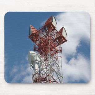 Microwave Telecommunications Tower Mouse Pad