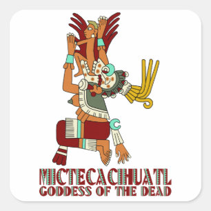Mictecacihuatl Square Sticker
