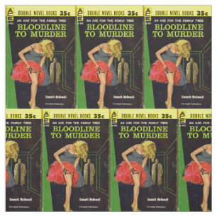 mid-1950s Bloodline to Murder pulp cover Fabric