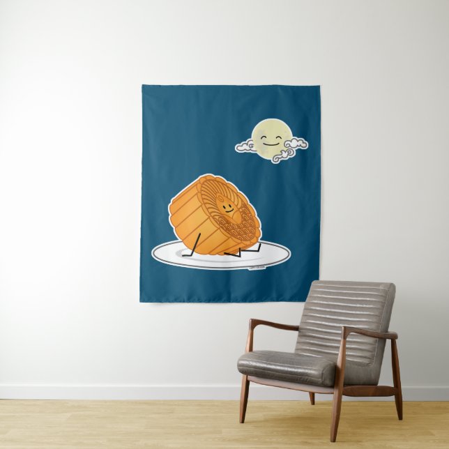 Mid Autumn Festival Moon cake lunar mooncakes past Tapestry (In Situ)