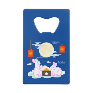 Mid Autumn Festival Moon Rabbit Mooncake Clouds