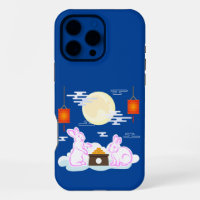Mid Autumn Festival Moon Rabbit Mooncake Clouds