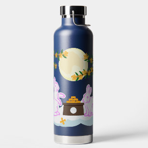 Mid Autumn Festival Moon Rabbit Mooncake Osmanthus Water Bottle