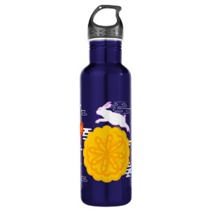 Mid Autumn Festival Mooncake Jumping Moon Rabbit 710 Ml Water Bottle