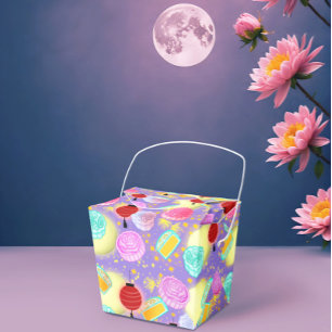 Mid Autumn Moon Festival mooncakes and lanterns  Favour Box