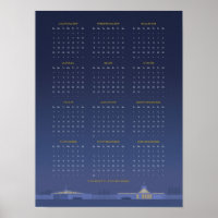 Mid-Century 2014 Calendar Poster