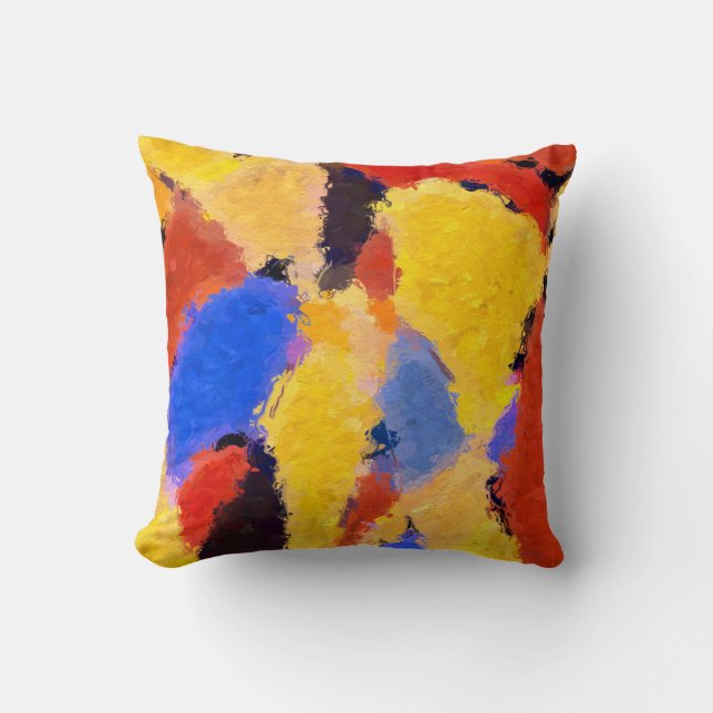 Mid Century Abstract Cushion (Front)