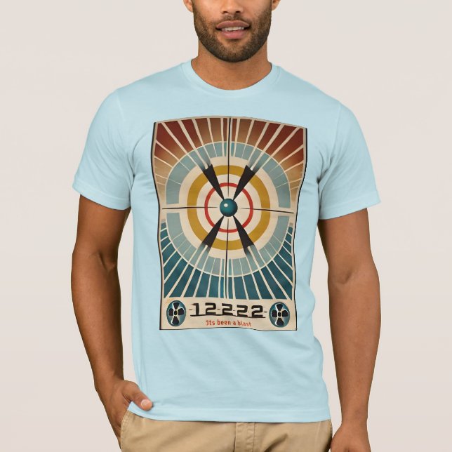 Mid Century Atomic Age Art Its Been A Blast T-Shirt (Front)