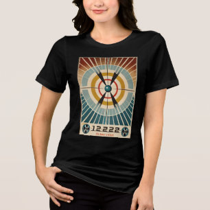 Mid Century Atomic Age Art Its Been A Blast Tri-Blend Shirt