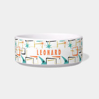 Mid-century Atomic Age Funky Squares With Name