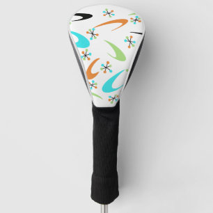 Mid-Century Atomic Golf Head Cover