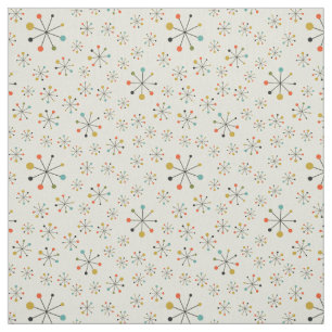 Mid-Century Atomic Inspired Pattern Fabric