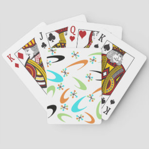 Mid-Century Atomic Playing Cards