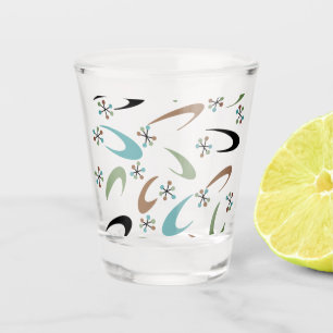 Mid-Century Atomic Shot Glass