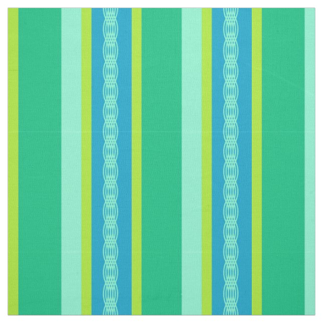 Mid-Century awning stripe - jade green Fabric (Swatch)
