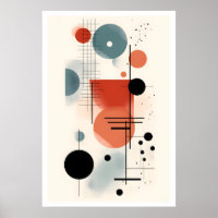 Mid-Century Bauhaus Geometric Art 3