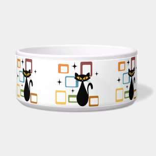 Mid Century black cat