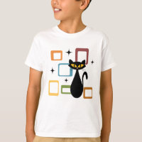 Mid Century black cat