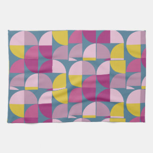 Mid century Boho Design Tea Towel