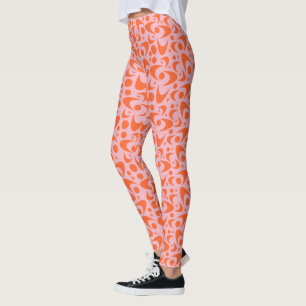 Mid-Century Boomerangs Leggings