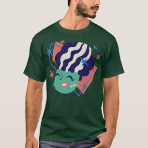 Mid Century Cartoon Bride of Frankenstein 386 T-Shirt