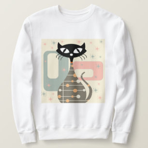 Mid Century Cat Mid-Century Modern Sweatshirt