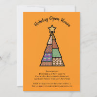 Mid-century Christmas Tree Holiday Open House