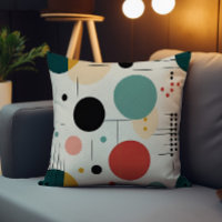 Mid century colorful geometric pattern