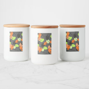 Mid Century Food and Beverage Label Set