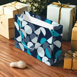 Mid Century Geo Large Gift Bag
