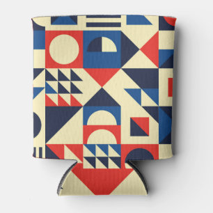 Mid-Century Geometric: Funky Retro Pattern. Can Cooler