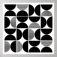 Mid Century Geometric Pattern