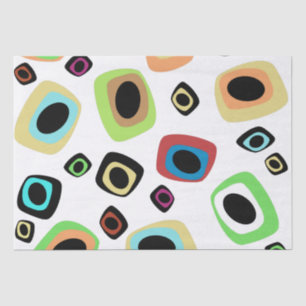 Mid-Century Geometric Tissue Paper